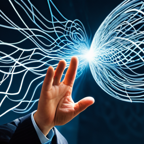 Home 11 A professional individual in modest business attire, reaching out to untangle intricate, glowing mental pathways. The background is a sophisticated, abstract representation of the human mind, featuring a subtle labyrinthine structure with distorted lines and "filters" that are beginning to dissipate. Light breaks through, symbolizing clarity and the process of "unlearning" biases. Professional photography, high detail, perfect anatomy, correct proportions, well-formed hands, proper finger count, natural body proportions, safe for work, appropriate content, fully clothed, professional, family-friendly, professional dress, natural pose.