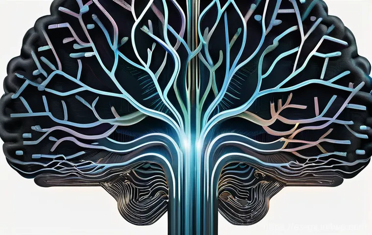 인지 편향 인식 훈련을 위한 교육 자료 - **Prompt:** A visually rich and abstract representation of the human brain as an intricate, glowing ...